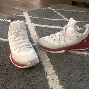 Men’s Jordan basketball shoes.